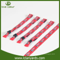Factory direct custom adjustable woven wristband for festival event